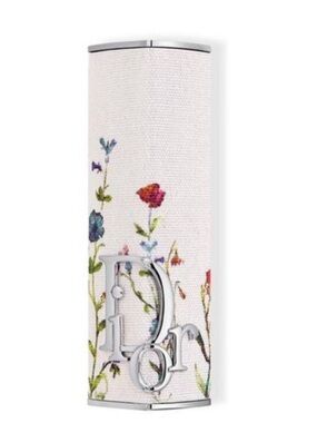 Dior Addict Millefiori Floral White & Multicolor Refillable Case Lipstick Holder